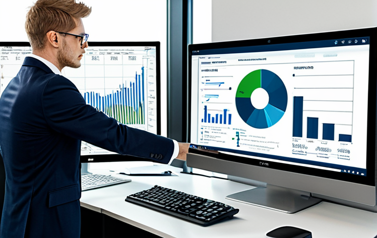 ESG Integration in Finance**

"A professional CFA charterholder, fully clothed in a business suit, analyzing ESG data on a computer screen, modern office environment, graphs and charts visible, emphasizing environmental and social responsibility, safe for work, appropriate content, perfect anatomy, natural proportions, professional, high quality."

**