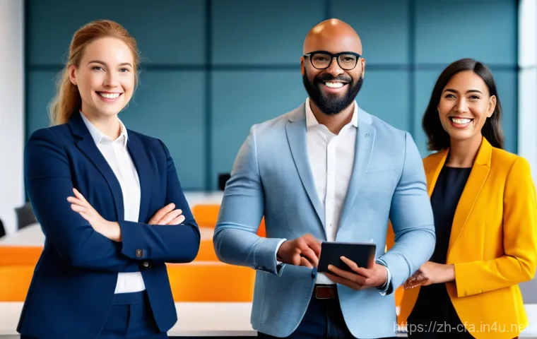 CFA 시험 난이도별 과목 분석 - **Prompt:** A diverse young adult (20s), wearing smart casual attire like a collared shirt and jeans...