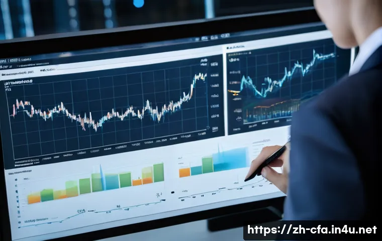 CFA 자격증과 경제학의 관계 - **Image Prompt: The Overwhelmed Analyst**
    A young professional, appearing to be in their late 20...